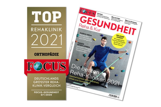 2021 – Focus-Gesundheit “Rehaklinikliste 2021”: Heiligenfeld erneut unter den Top-Rehakliniken Deutschlands