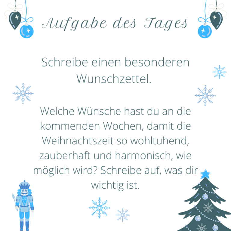 Text zu Schreibe einen besonderen Wunschzettel