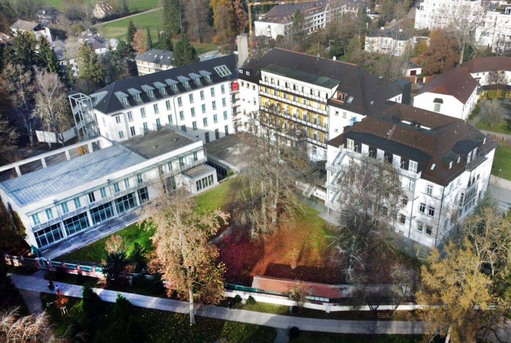 Luftbild von der Heiligenfeld Klinik in Bad Wörishofen