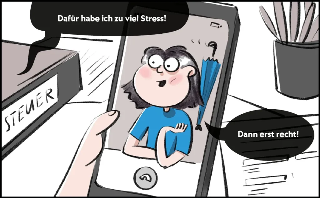 Burni und Resi haben Spass.