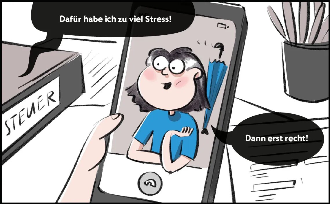 Burni und Resi haben Spass.