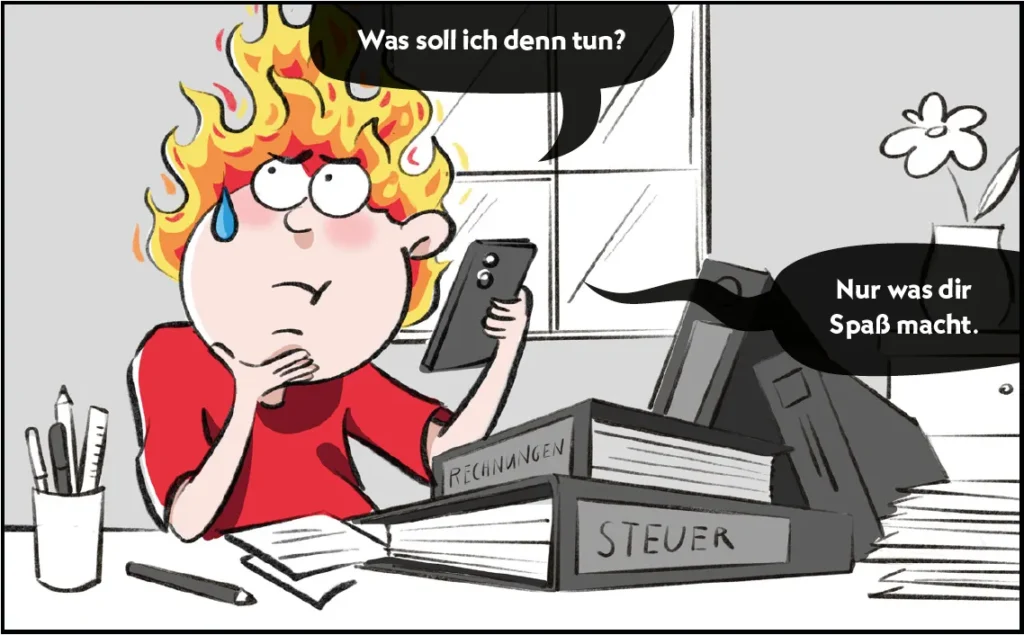 Burni und Resi haben Spass.