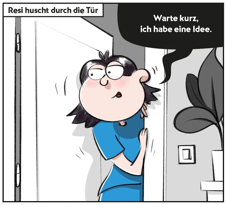 Burni und Resi strukturieren Ihren Tagesablauf.