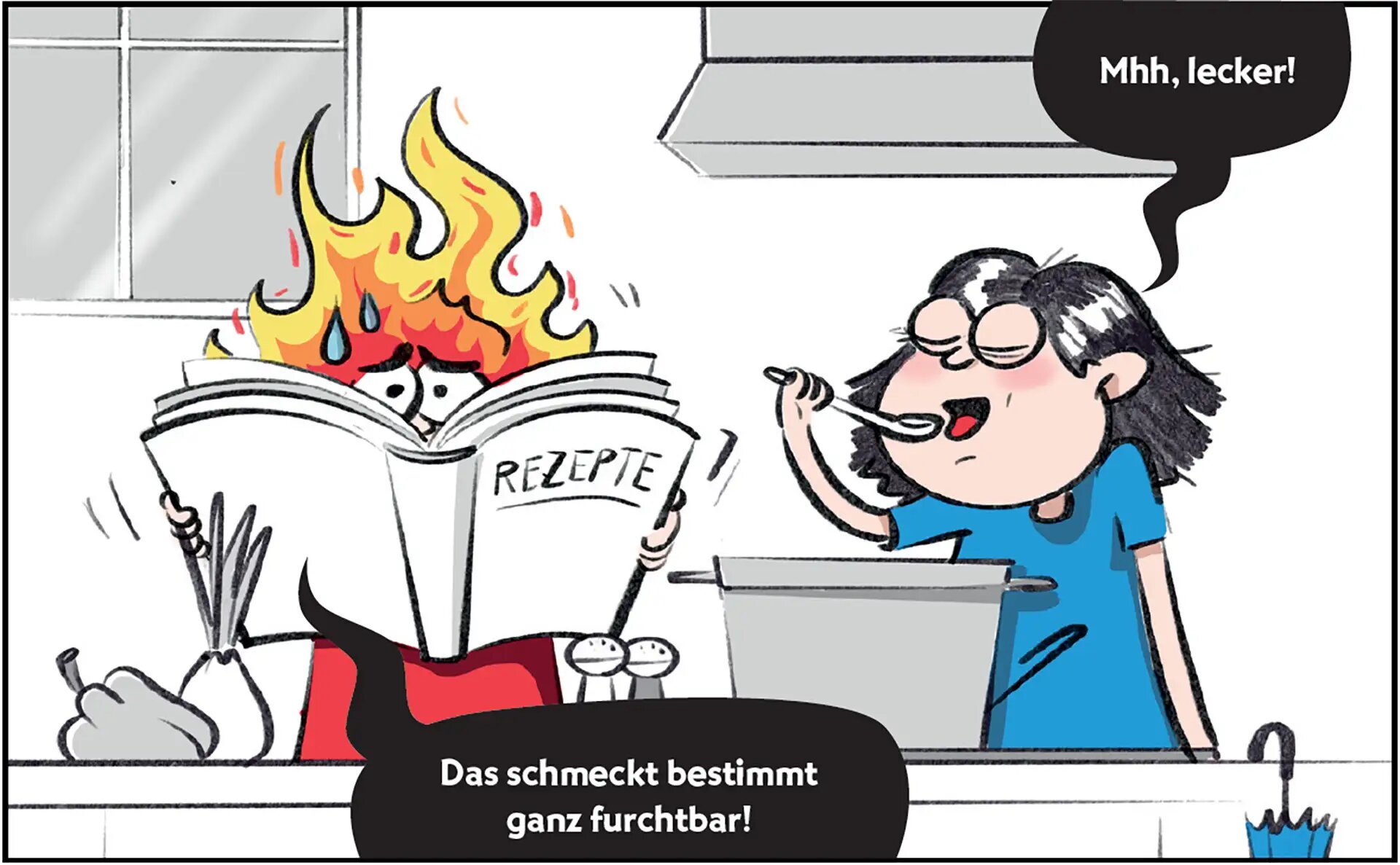 Burni und Resi kochen gemeinsam