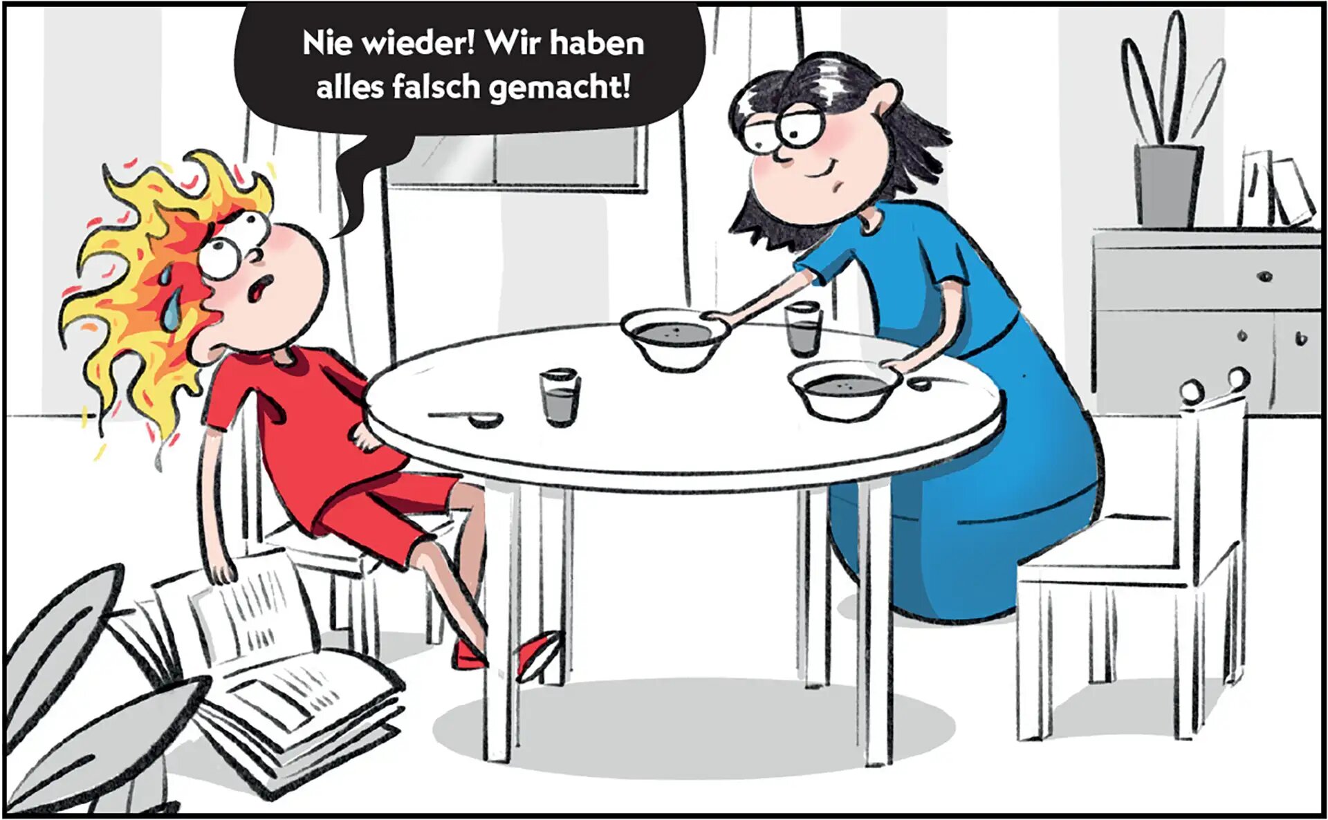 Burni und Resi kochen gemeinsam
