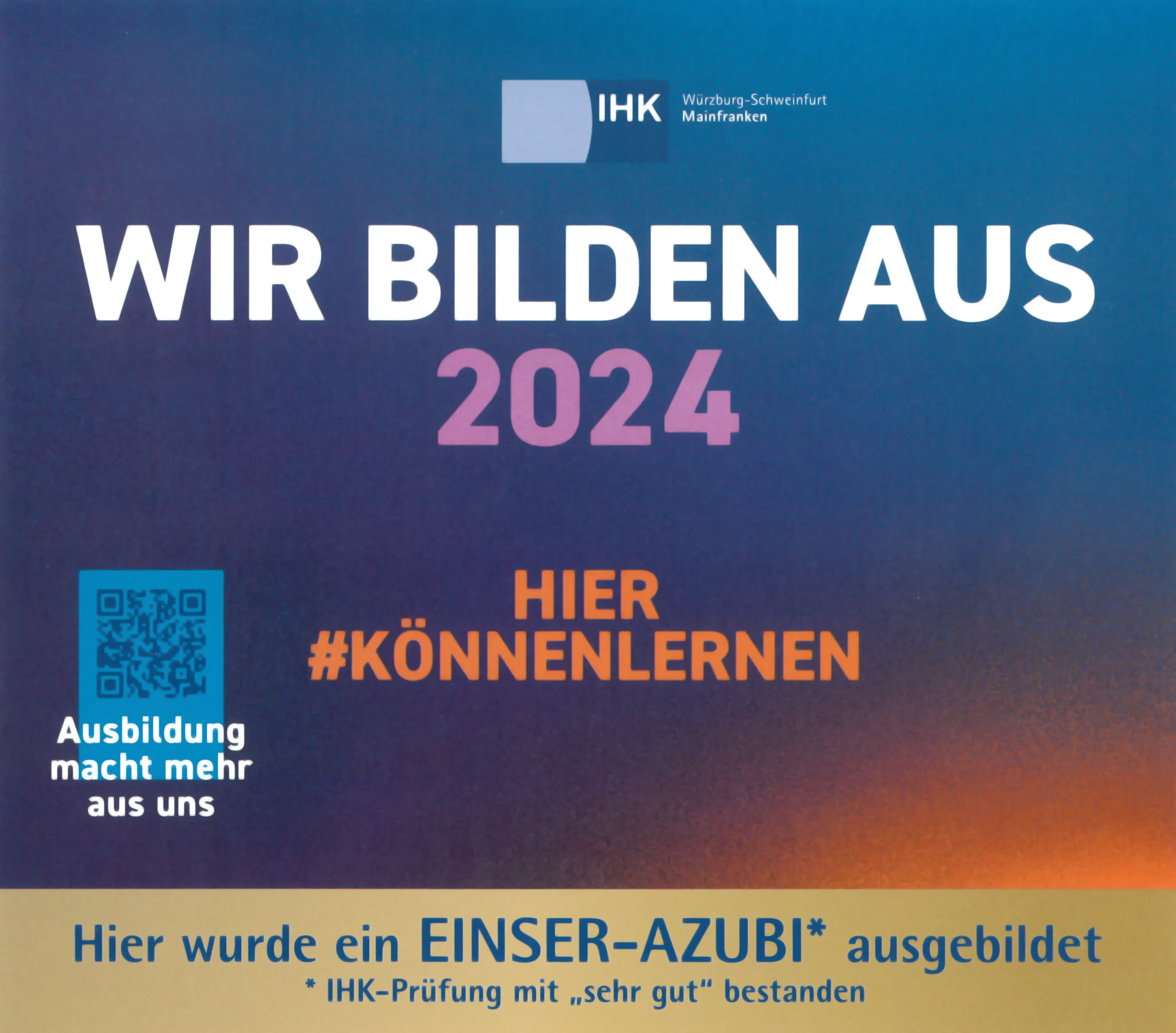 Eine Karte der IHK zum Thema Ausbildungsbetriebe